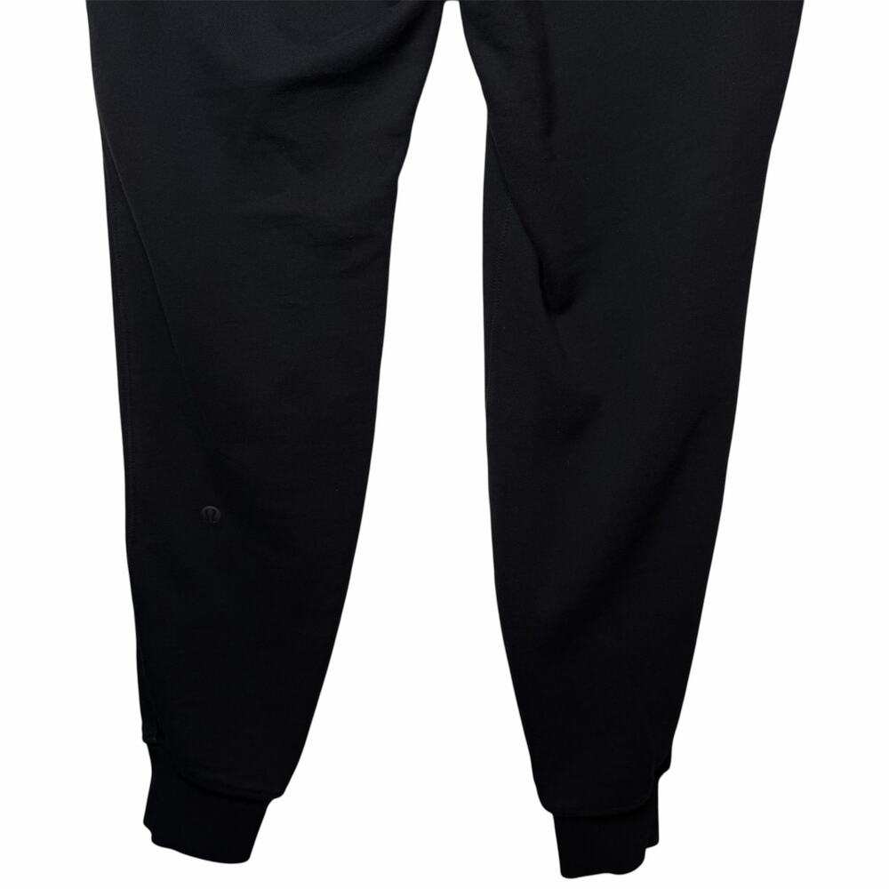 Lululemon Black Relaxed Jogger Sweatpants Drawstring Lounge Size 2 Athleisure - Picture 6 of 10